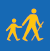 pictogramme - enfants accompagné par un adulte
