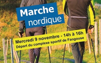 Les rendez-vous sportifs : Marche Nordique du 9 novembre 2022