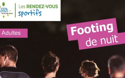 Les rendez-vous sportifs : Footing de nuit du 19 janvier 2023