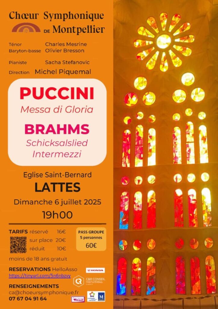 concert Brahms Puccini Lattes