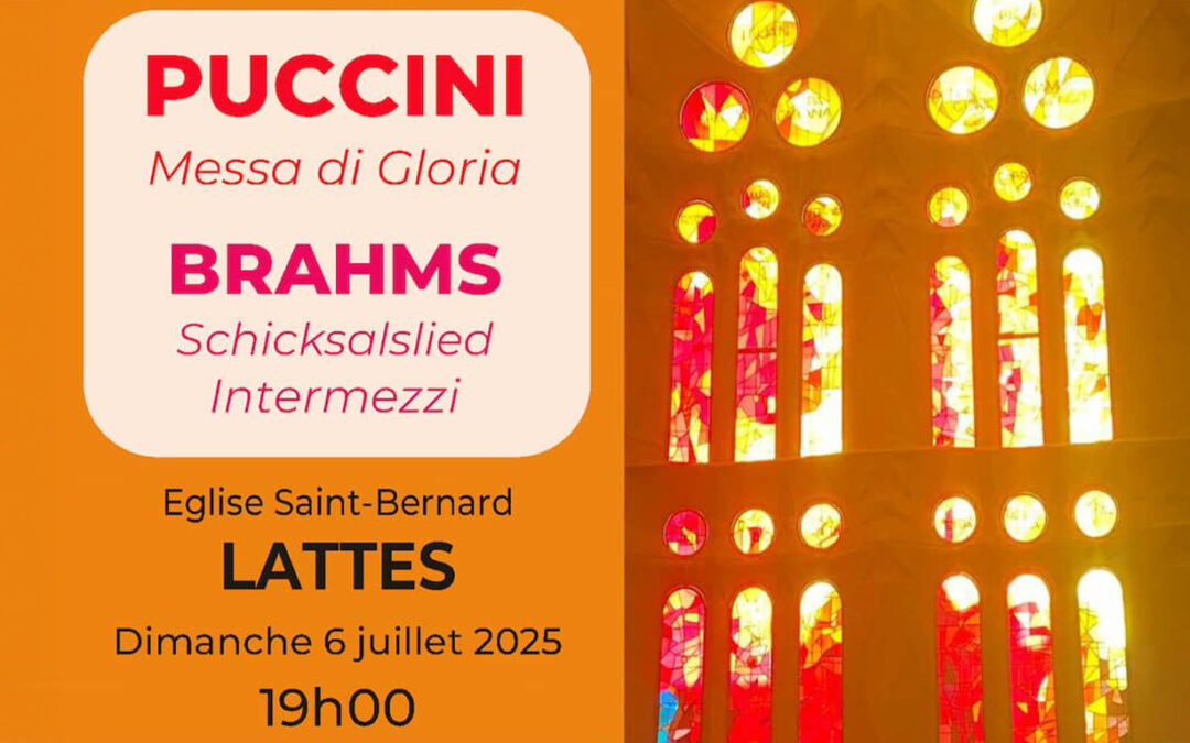 concert Brahms Puccini Lattes