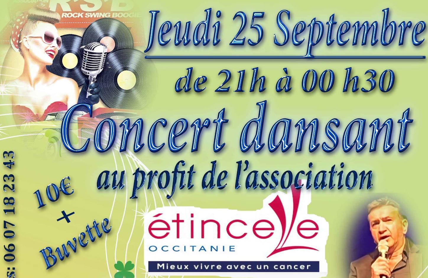 Concert dansant au profit de l’association Étincelle Occitanie