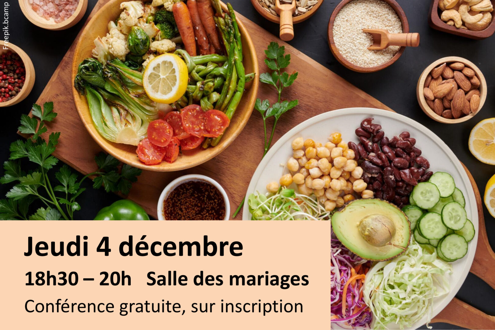 Conférence alimentation-santé/environnement et animation culinaire