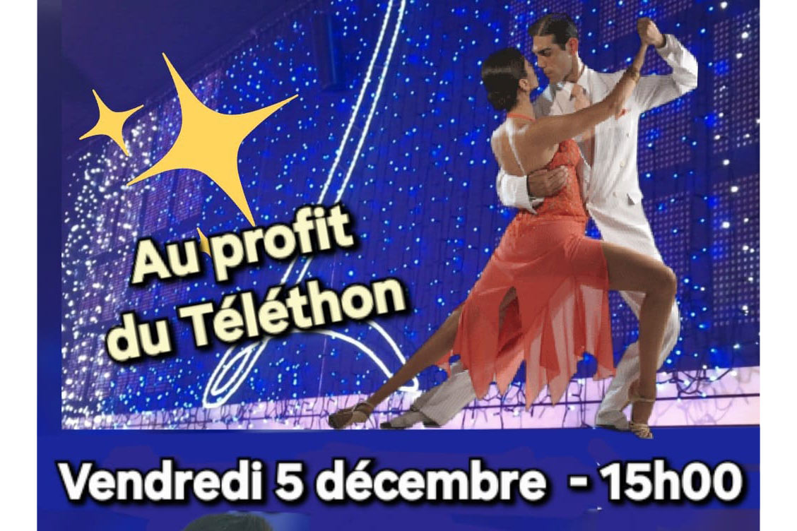 Thé Dansant au profit du Téléthon avec Gilles Rouge