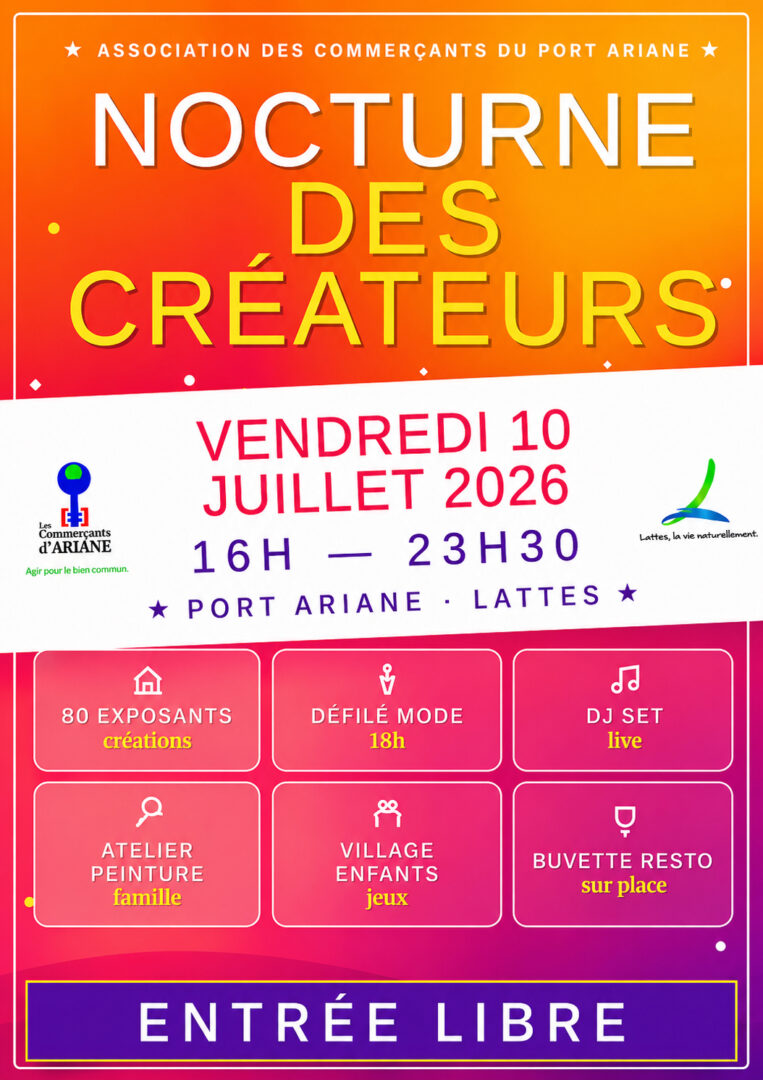 Nocturne des Créateurs à Port Ariane