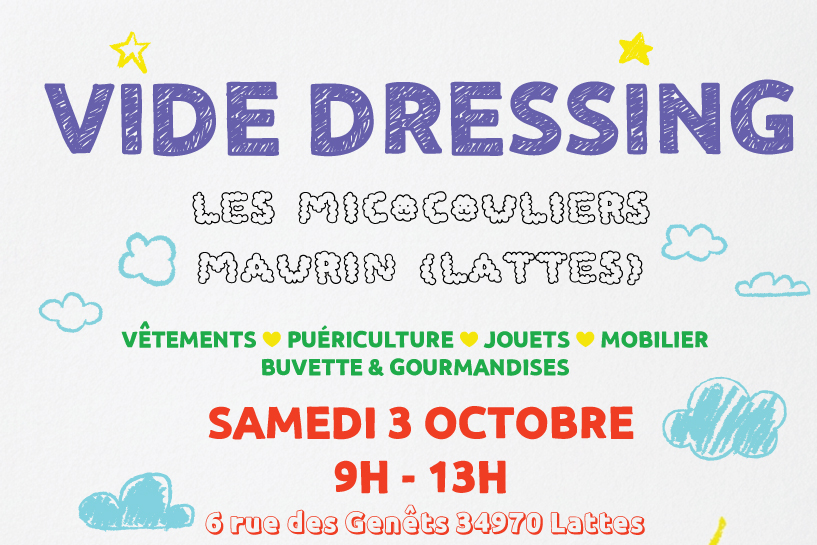 Vide-dressing – Crèche associative Les Micocouliers